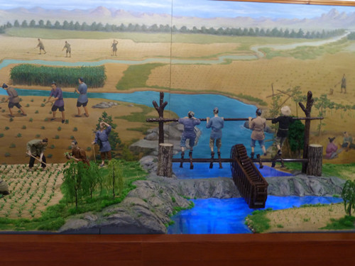 河南地區(qū)古代水利灌溉場景復原模型