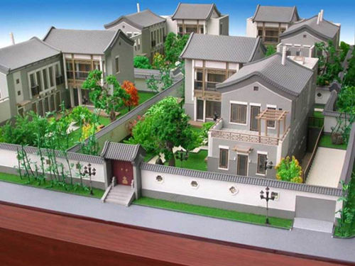 新農(nóng)村改造建筑沙盤模型