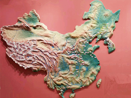 紀(jì)念館戰(zhàn)爭(zhēng)地形沙盤(pán)模型